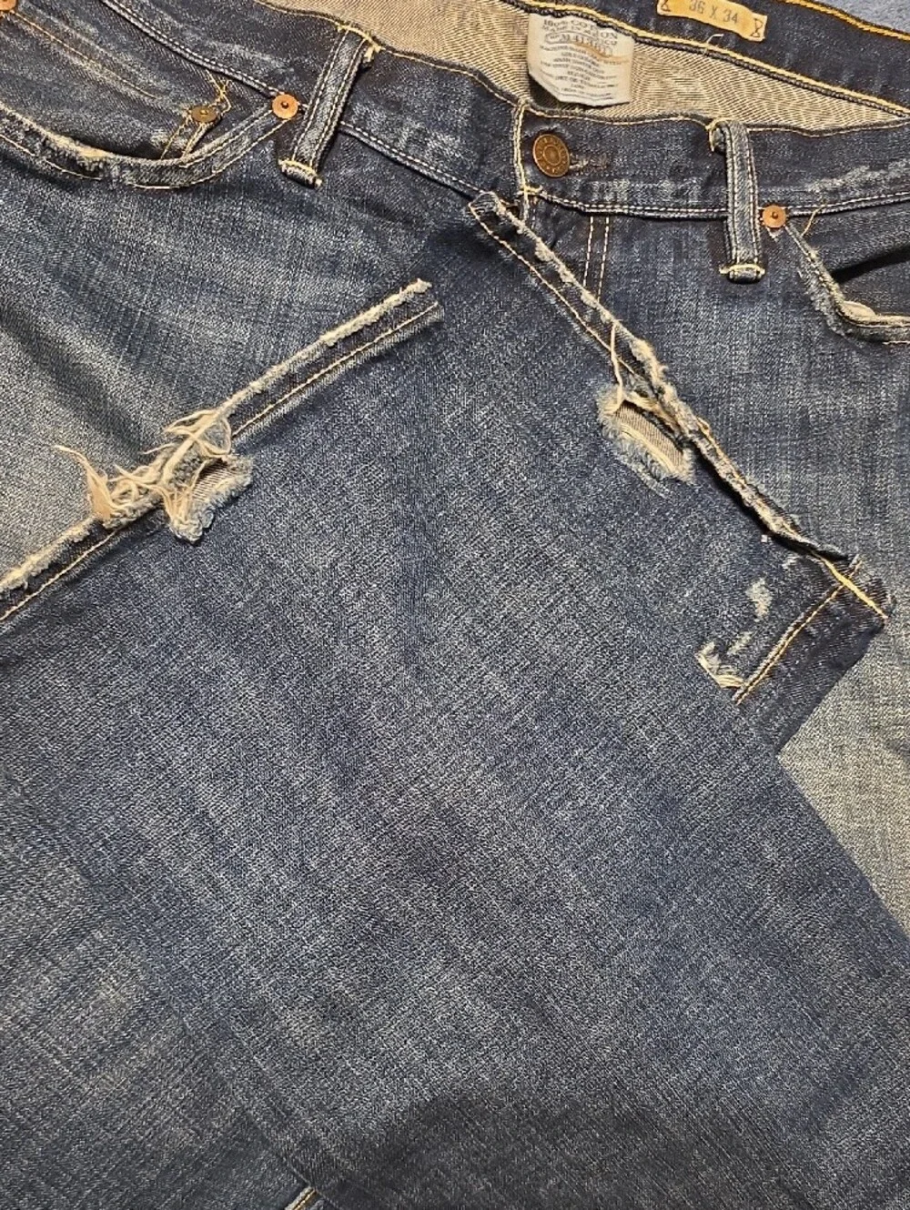 NWOT Ralph Lauren Men's Relaxed Denim Jeans in Blue